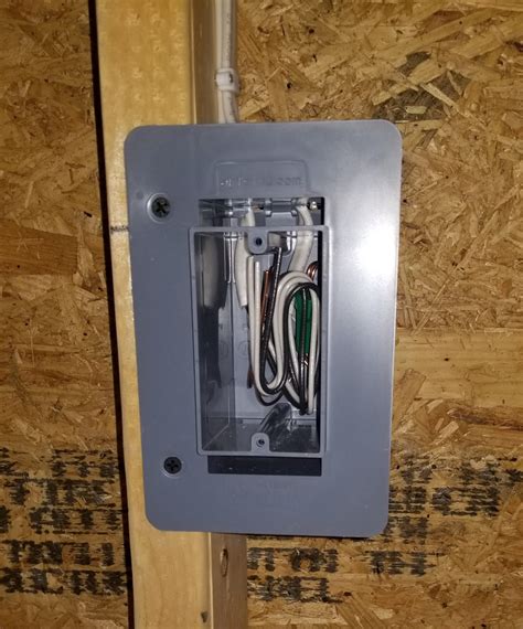 airtight electrical box installation